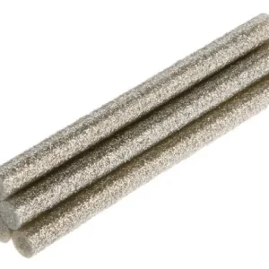 Łatwy zwrot Wkłady klejowe 8 mm, brokatowe srebrne, 6 szt.